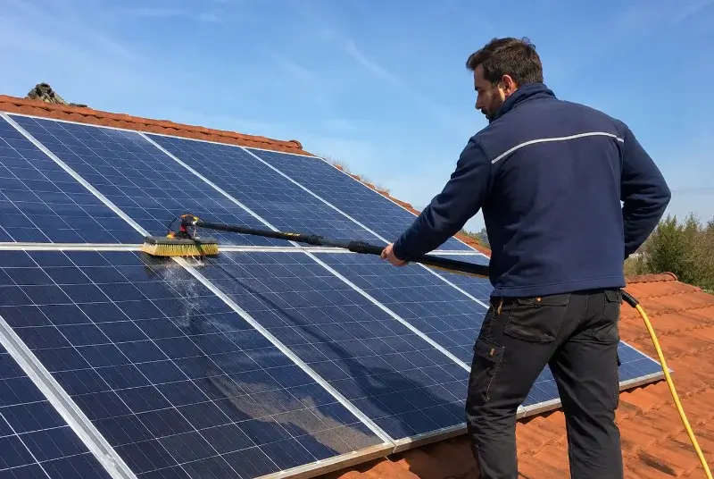 Nettoyage et entretien de panneaux solaires à Saint-Estèphe